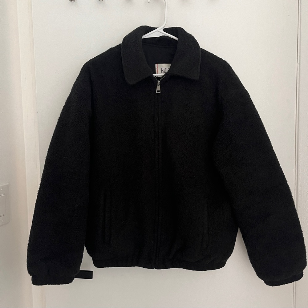Urban outfitters fleece bomber jacket